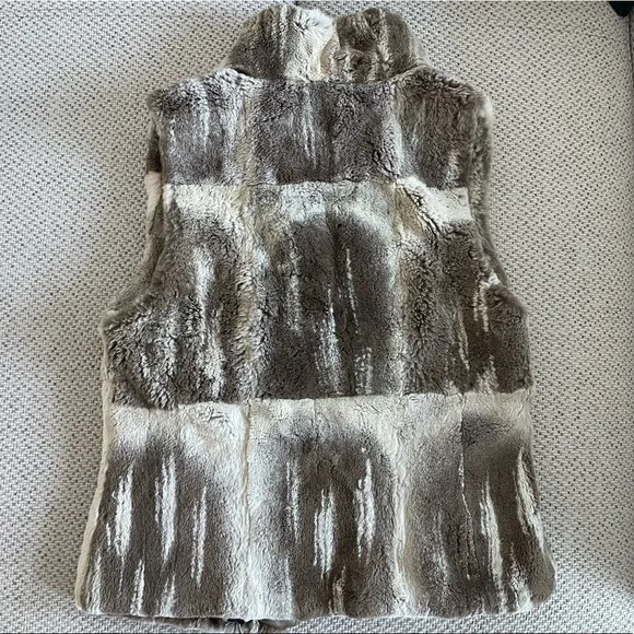 Real Rex Rabbit Fur Vest - Picture 3 of 10